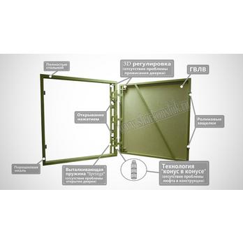 Ревизионный люк под плитку Титан 3D